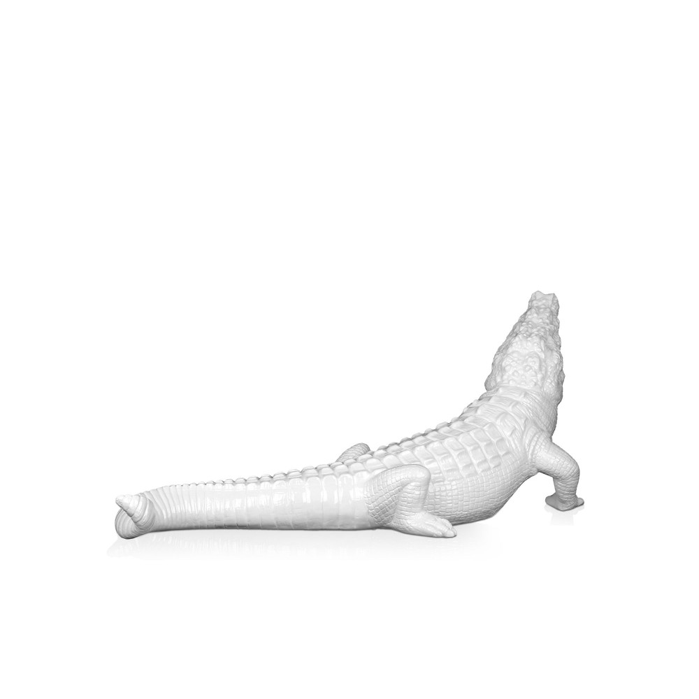 D5923PW - White crocodile