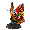AB08015 - Rainbow Butterfly - shaped Tiffany style bedside table lamp