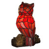 AO12001 - 1 - Owl - shaped Tiffany style bedside lamp