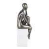 D7028EA - Thinking woman anthracite