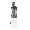 D7028EA - Thinking woman anthracite