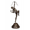 EP461 - Female Archer bronze sculpture