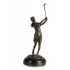 EP505 - Female Golfer bronze sculpture
