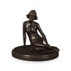 EP705 - Seated Nude woman Bronze Sculpture