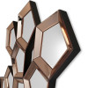 HM009A10280 - Modern Honeycomb Mirror