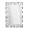 HM013A12080 - Rectangular mirror with greek key pattern