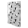 HM021A12080 - Modern mirror with cantilevered rectangles