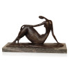 LE055N - Aqua bronze sculpture
