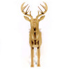 NE010FA - Ash coloured deer - shaped piece of furniture