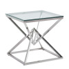 QST001A - Duble Pyramide Luxury series side table 