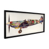 SA001A1 - Vintage Airplane collage painting