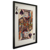 SA013A1 - King of Spades collage painting