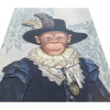 SA029A1 - Painting of a monkey wearing a knight suit