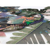 SA031A1 - Parrots in the Jungle 2 collage painting