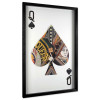SA053A1 - Queen of Spades collage painting