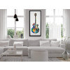 SA062A1 - Electric guitar collage painting