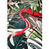SA065A1 - Flamingo collage painting