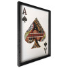 SA069A1 - Ace of Spades collage painting