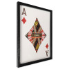 SA072A1 - Ace of Diamonds collage painting