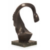 PA040 - Surrealist Head bronze sculpture
