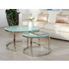 SCO002A - Luxury series stainless steel Eclisse coffee table set