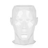 VPE3937PW - Low poly man's head vase