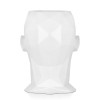 VPE3937PW - Low poly man's head vase