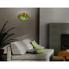 WD12123 - Yellow and green dragonfly wall lamp