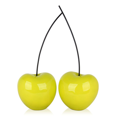 D5265PE1 - Twin cherries large yellow