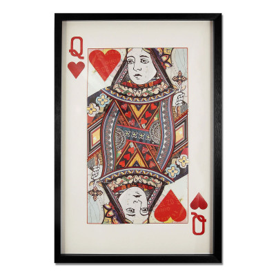 SA019A1 - Queen of Hearts 3D painting