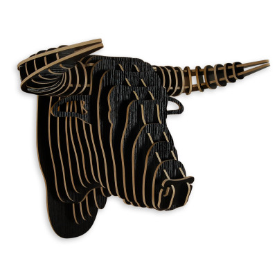 WD014MB - Black Bull wooden Puzzle