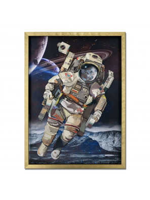 SA068A1 - Tableau collage Astronaute 