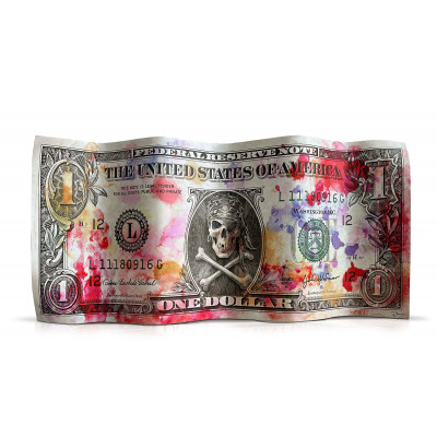 WT001X1 - Dollar Pirate multicolore