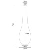 CV1215044SLD1 - Vase Long Neck New Classic