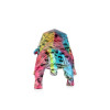 D5126W1A - Sculpture en résine Taureau à facettes multicolore