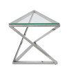 JST003A - Table d'appoint de canapé Doble Triangle