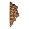 PE4937EDEH - Sculpture en résine Tête de lion bronze
