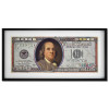 SA066A1 - Tableau collage Billet de cent dollars 