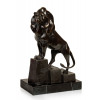 SA284 - Sculpture en bronze Lion