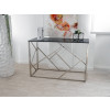 SCO003A - Table console Tiffany en acier inox Série Luxury