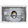WD007X1 - Carte American Express Tête de mort 