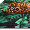 WF054X1 - Léopard dans la jungle vert