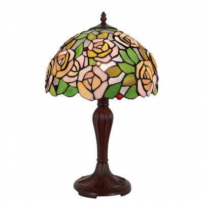 GF12825 - Lámpara de mesa con rosas