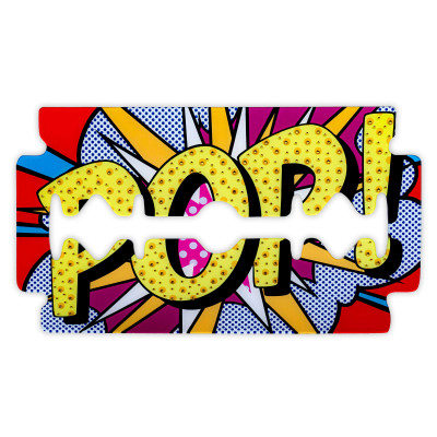 WP005X1 - Cuchilla Pop Art multicolor
