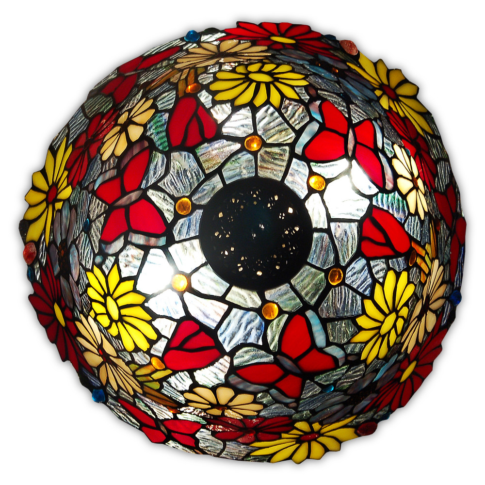 GF16826 - Lámpara de mesa flores y mariposas