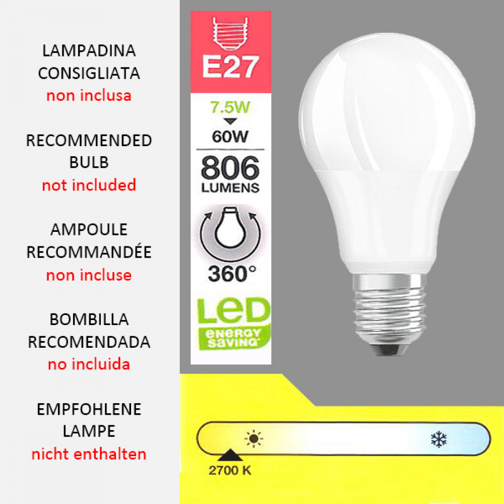 GU12228 - Lámpara de mesa Uva