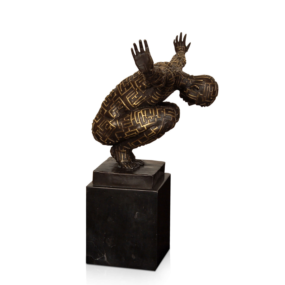 SA433 - Estatua de bronce Laberinto