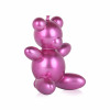Palloncino rosa a forma di orsetto realizzato in resina dagli artigiani ADM