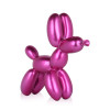 Realizzazione artigianale in resina metallizzata rappresentante un cane creato con palloncini