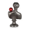 D3521EAER - Busto griego con esfera